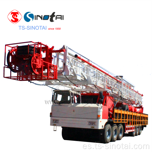 Plataforma de perforación montada en camión SINOTAI ZJ20 / plataforma de reacondicionamiento XJ650
